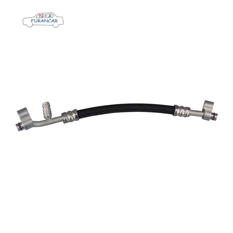 What routine tests are carried out on automotive air conditioning hoses?