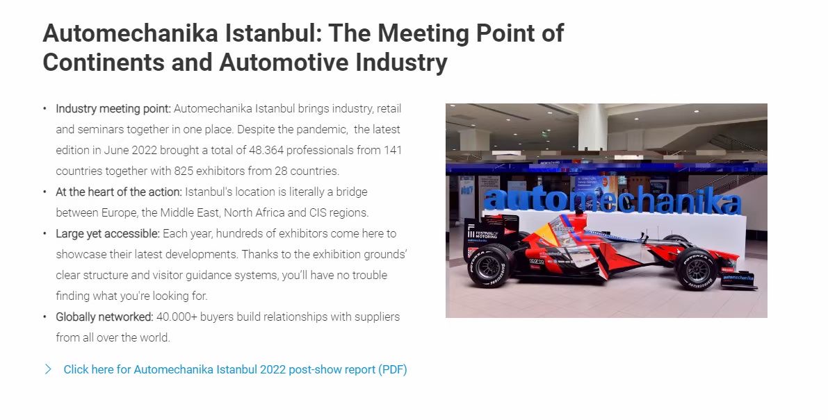 Nafurancar will attend Automechanika Istanbul 2023 from 8th June to 11th June with high quality products and great prices